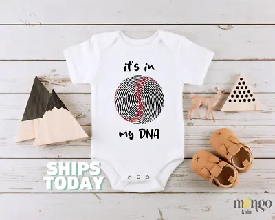 It's In My DNA Baseball Onesie® Baseball Bodysuit Baseball Baby Shirt • $15.99