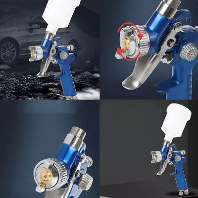 US Mini HVLP Air Paint Spray Gun Auto Car Detail Touch Up Air Brush Gravity • $18.19