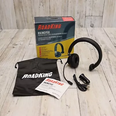 RoadKing RKING950 Premium Noise Canceling Bluetooth Headset -Wireless Calling • $21.99