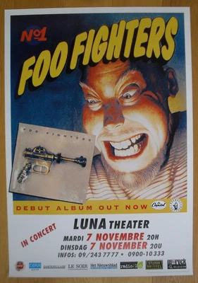 $49 • Buy FOO FIGHTERS Nirvana Original Concert Poster '95