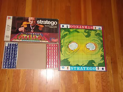 Vintage 1975 M.B. Stratego Battleship Strategy Board Game In Box Missing 1 Blue • $0.99