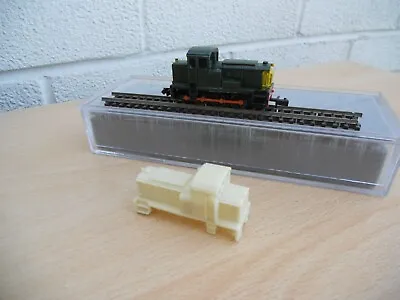 N Gauge  PARKWOOD  MODELS HUDSWELL CLARKE 0-6-0 SHUNTER RESIN BODY SHELL • £26