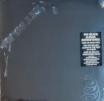Metallica The Black Album - 180 Gram Vinyl 2 Lp Set Remastered   New Sealed   • $34.98