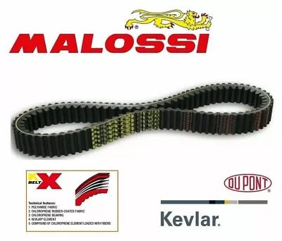 Malossi Belt For Aprilia And Piaggio 500cc Scooters Made With Kevlar 6115125 • $109.97