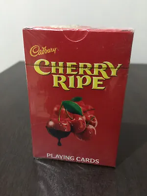 Cadbury Cherry Ripe Playing Cards Bensons Sealed Deck Cards Promo Chocolate • $28