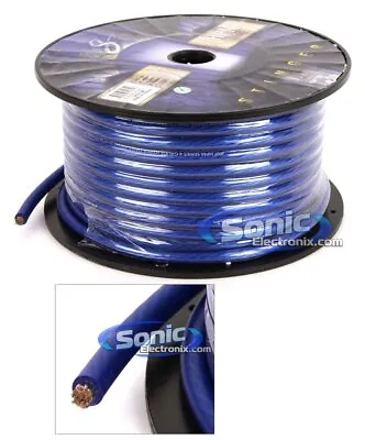 Stinger SHW14B 100 Ft. Matte Blue 4 Gauge Hyper-Flex Power/Ground Cable Wire • $205.99
