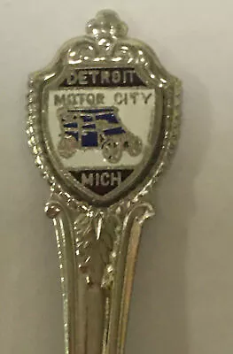 Detroit Motor City Michigan Vintage Souvenir Spoon Collectible • $3.95