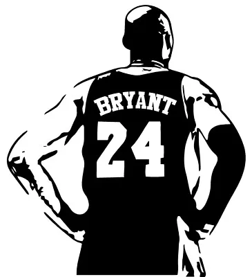 Kobe Bryant Vinyl Decal Sticker Basketball Lakers 24 8 Car Window Laptop Cup • $2.50