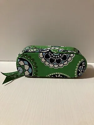 Vera Bradley Cupcakes Green Rare Retired Zip Around Eyeglass Case • $12