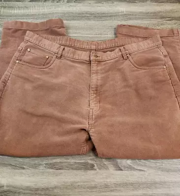 Samuel Windsor Moleskin Pants Men's Size 42S (29 Leg) 42 X 23 Brown 100% Cotton • $25