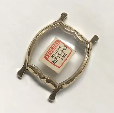 Rare NOS Vintage Benrus Shield Shape Watch Glass Crystal Only • $30.76