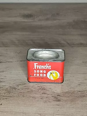 Vintage French's Song Food Restorer Tin  (FULL) • $45