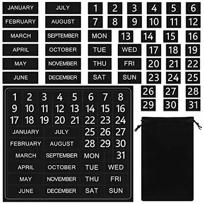 50 Pcs Calendar Magnet Numbers For Whiteboard And 10.7 X 9.6 Inch  • $13.96