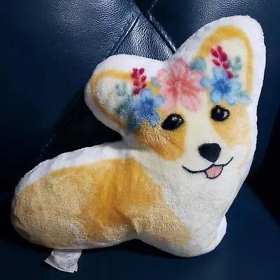 Martha Stewart Whim Small Corgi Decorative Throw Pillow Plush Dogs Cute Petite • $15