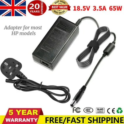 £10.99 • Buy For HP Thin Client T520 T610 T620 AC Adapter Charger Power Supply Cord 65W 18.5V