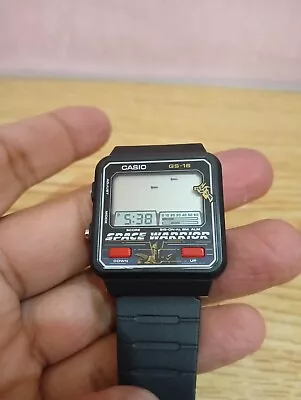 Casio Game Watch GS-16 Space Warrior 686 Japan Fully Working - Vintage • $270