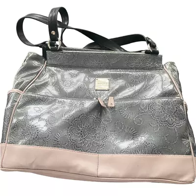 Prima Miche Allison Bag With Shell Silver And Cream Color Top Handles Pockets • $30