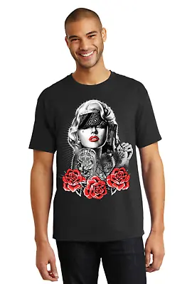 Marilyn Monroe Starlet Movie TV Star Icon Pop Art Pain T-Shirt Sizes M XL 2XL • $19.99