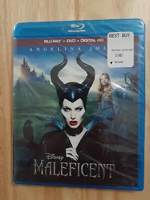 Maleficent (Blu-ray + DVD + Digital HD 2014) Angelina Jolie **Brand New** • $6