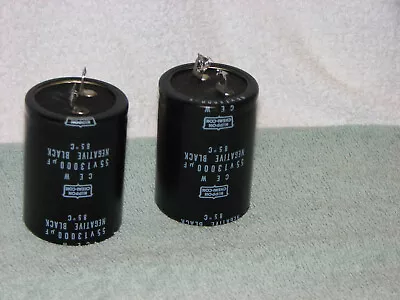 Pair Nippon Chemi-Con 13000uf 55v Capacitors  Working Pull Marantz 2275 Receiver • $15.95