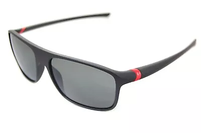 TAG Heuer 27 DEGREE URBAN TH6041 109 Mens Sport Sunglasses MATTE BLACK GREY RED • £199.98