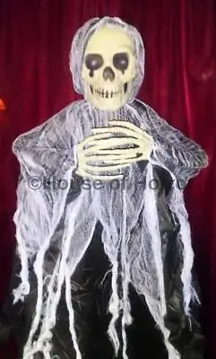5 Foot Poseable  Halloween Hanging Skeleton Ghoul Monster Reaper Prop • $11.95