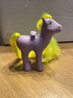 My Little Pony MLP Flutter Pony Yum Yum G1 1986 Purple/Yellow Missing Wings • $10