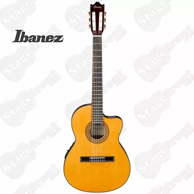 Ibanez Am Slim Spruce Top Acoustic Electric Classical Guitar Ga5tce • $339