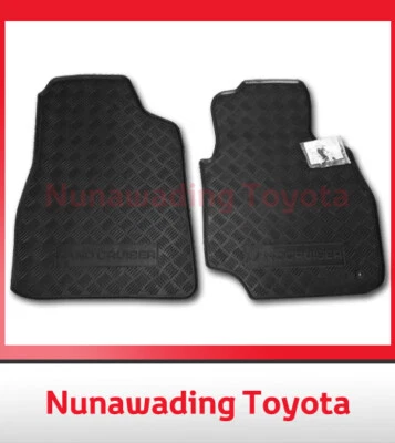 $54.76 • Buy New Genuine Toyota Landcruiser 100 Series Floor Mats Front Pair Rubber 1998-2007