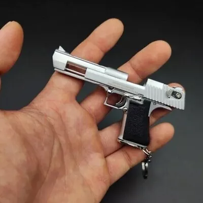 £19.99 • Buy Gun Keychain Keyring Mini Desert Eagle With Moving Parts And Slide Airsoft Toy