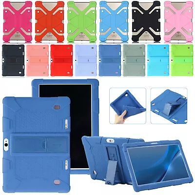 For 7-12 Inch Tablet Universal Kids Shockproof Silicone Stand Case Cover • $11.49