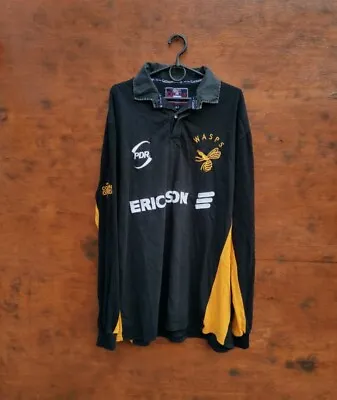 London Wasps 1997/1998 Rugby Union Shirt Jersey Cotton Oxford Size Xl • £161.99