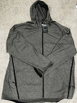 Nike Dri-FIT Full-Zip Long Sleeve 928030 Olive Slim-fit Men's Hoodie  Size XXL • $59.50