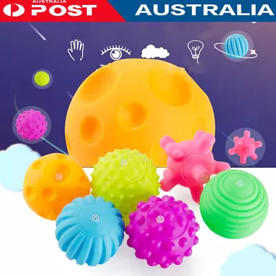 6pcs Baby Toy Ball Set Develop Baby's Tactile Senses Toy Touch Hand Ball Toys • $18.99