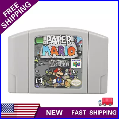 For Nintendo 64 Game Box Console Card Paper Mario Black Pit USA English Version • $20.99