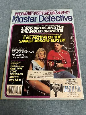 Master Detective Magazine 1986 Assault Cover True Crime Sexy Women • $12.99