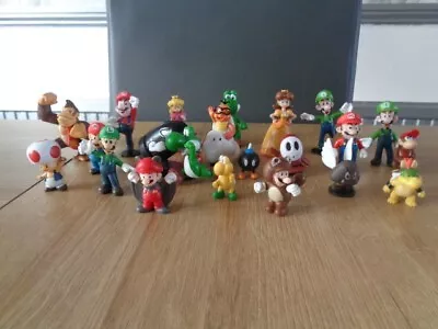 Super Mario Bros + Friends 22pcs Toy Figure Set/cake Toppers - New - Uk Seller • £13.99