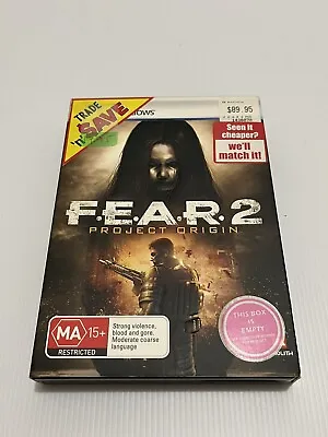 $19.95 • Buy F.E.A.R. 2 Fear Project Origin Windows  PC DVD Complete W/ Manual & Slipcover