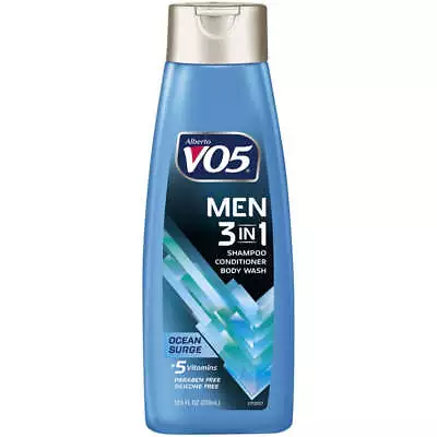 Alberto VO5 Men 3-in-1 Ocean Surge Shampoo Cond Body Wash 12.5 Oz. • $12.99