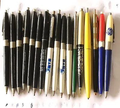 Vintage  Advertising Ballpoint Pen Lot  Not Working Used For Parts Or Repair • $8.99