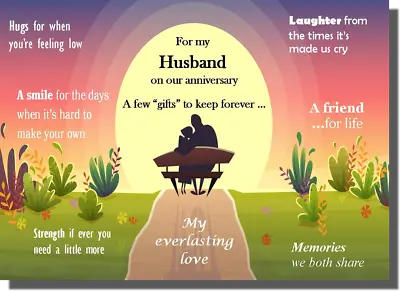 £3.35 • Buy Husband Wedding Anniversary Card - For My Husband On Our Anniversary - Keepsake