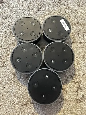 Lot Of 5 Amazon Echo Dot 2nd Gen RS03QR Wireless Smart Speakers *No Chargers* • $40