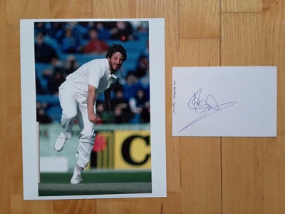 £20 • Buy Hand-signed Ian Botham (england Cricket) White Card + Unsigned 10 X8  Photo 
