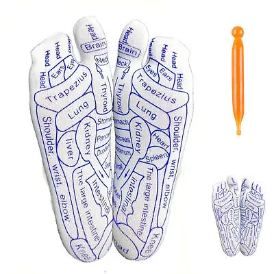 Acupressure Reflexology Socks With Trigger Point Massage Tool Foot Massage Sock • $9.01