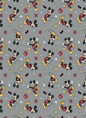 £22.60 • Buy Lined Window Valance Curtain 42 X 15 Disney Mickey Mouse Classic Icons