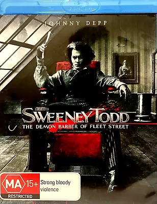 Sweeney Todd : Johnny Depp : NEW BLU RAY * Rare OOP : Region B • $30.79