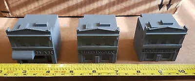 N Scale 1/160 3 Pack Town Buildings 3D Printed Bar Pharmacy Hardware Store • $18