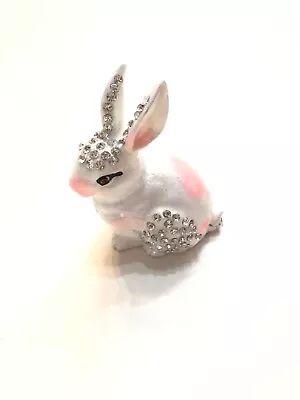 2023chinese New Year Of The Rabbit Bejeweled Trinket Jewelry Box Statue Figurine • $13.99