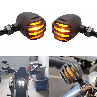 $16.66 • Buy Motorcycle Turn Signals Blinker Lights For Yamaha V Star 1100 950 650 250 Bobber