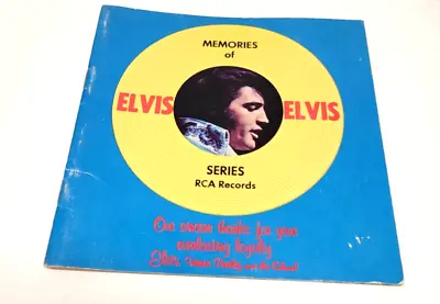 Elvis Photo Album Promo Booklet Rca Records - U • $8.49